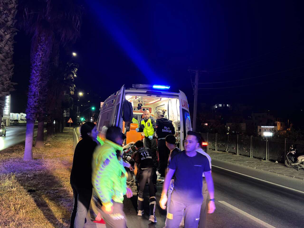 Bodrum’da Motosiklet Sürücüsü Ağır Yaralandı 2